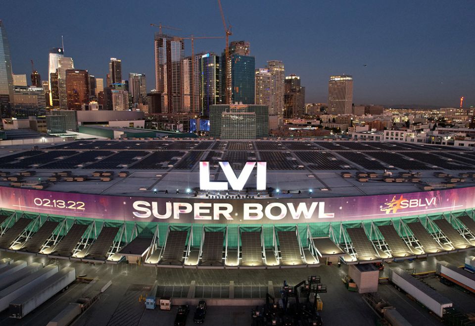 The Super Bowl LVI Experience at the Los Angeles Convention Center is seen Feb. 9, 2022. (CNS photo/Kirby Lee, USA TODAY Sports via Reuters)