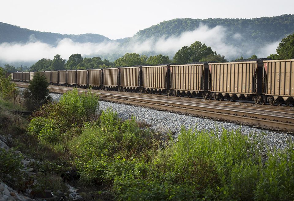 A train carries coal Aug. 21, 2014, near Ravenna, Kentucky. The Supreme Court ruled June 30 to limit the Environmental Protection Agency’s ability to regulate carbon emissions from power plants. (CNS/Tyler Orsburn)
